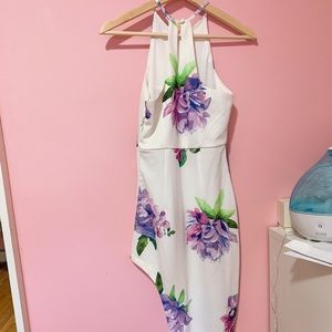 Bodycon maxi floral dress